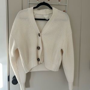 H&M Cream Cardigan